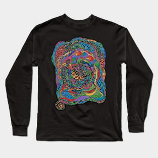 Contemporary Celtic Swirls Long Sleeve T-Shirt